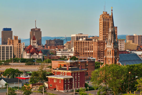 Syracuse New York Skyline